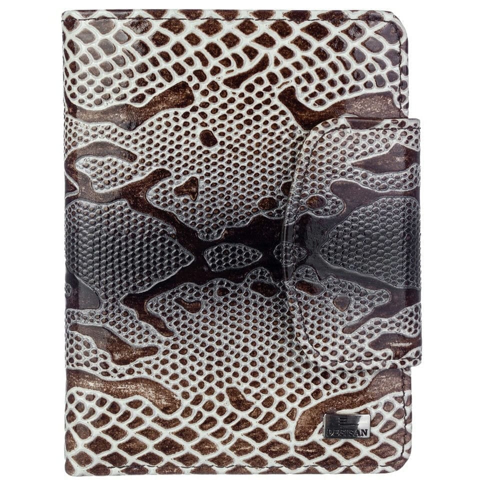 Гаманець жіночий шкіряний Desisan 086-180 бежевий візерунок