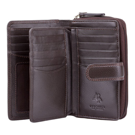 Гаманець жіночий Visconti HT33 Madame c RFID (Chocolate)