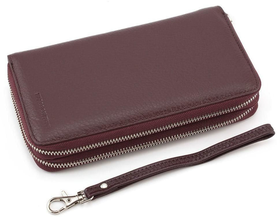 Жіночий шкіряний гаманець з двома блискавками Marco Coverna 17862 801A-5