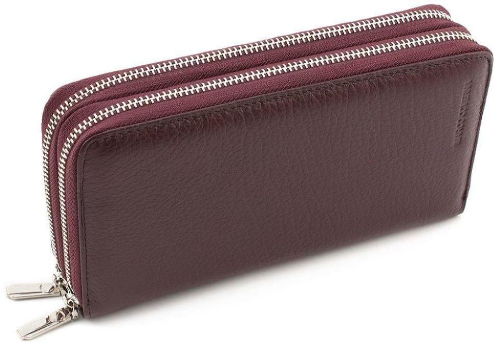 Жіночий шкіряний гаманець з двома блискавками Marco Coverna 17862 801A-5