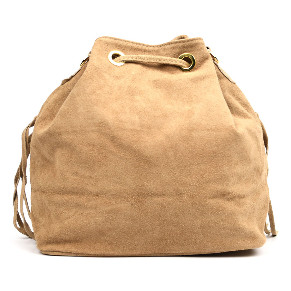 Женская замшевая сумка на плечо Firenze (Италия) fz189611 кофейная