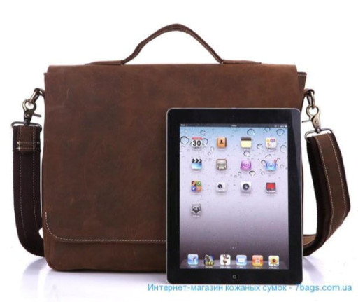 Стильний оригінальний шкіряний порфтель