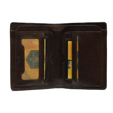 Leather wallet Metropolis 3571 moro brown