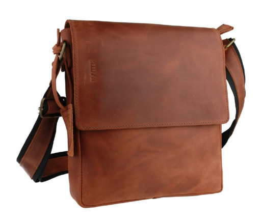 Сумка чоловіча шкіряна на плече SULLIVAN 354103 (40) світло-коричнева