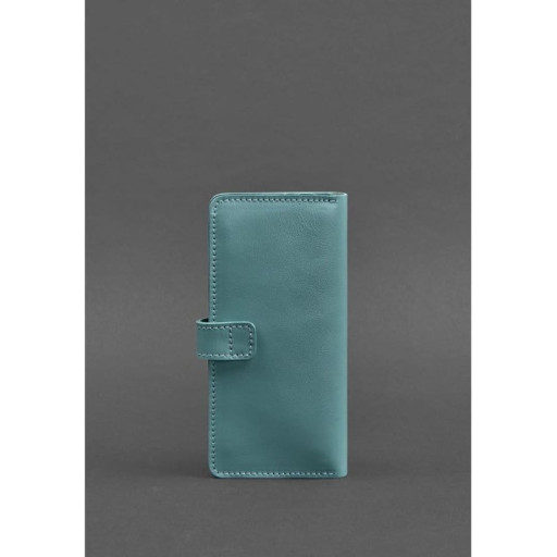 Шкіряне жіноче портмоне 7.0 бірюзове