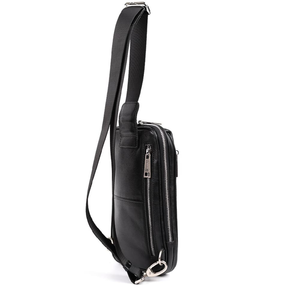 Mens business sling bag, business style TARWA GA-1536-4lx black
