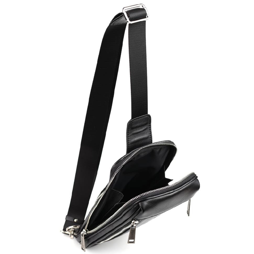 Mens business sling bag, business style TARWA GA-1536-4lx black