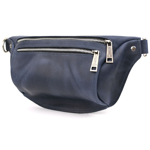 Напоясна сумка бананка в розмірі TARWA RK-3105-2lx синя 2 відділення