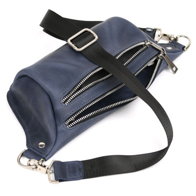 TARWA RK-3105-2lx blue fanny pack, size M, 2 compartments