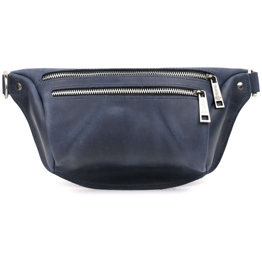 Напоясна сумка бананка в розмірі TARWA RK-3105-2lx синя 2 відділення