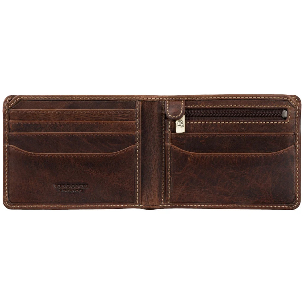 Гаманець чоловічий Visconti VT94 Rocco (Chestnut Brown)