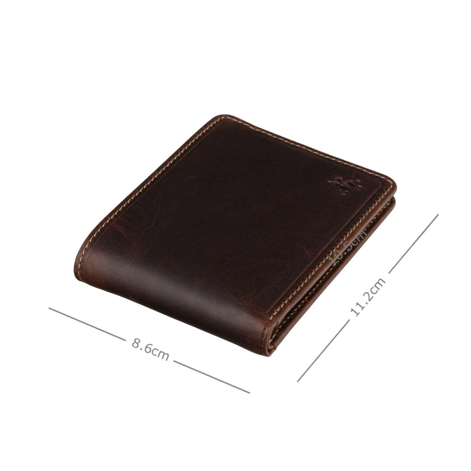 Гаманець чоловічий Visconti VT94 Rocco (Chestnut Brown)