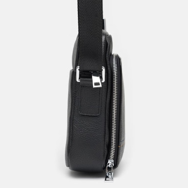 Мужская кожаная сумка Ricco Grande K16207-black