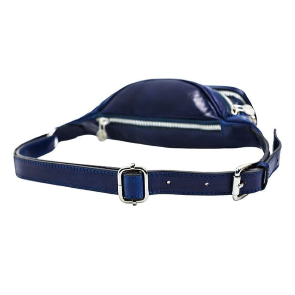 Сумка напоясна шкіряна - Independent People - синя Time Resistance 5231801