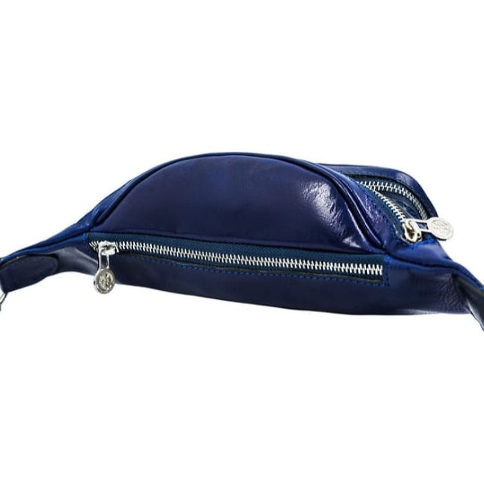 Сумка напоясна шкіряна - Independent People - синя Time Resistance 5231801