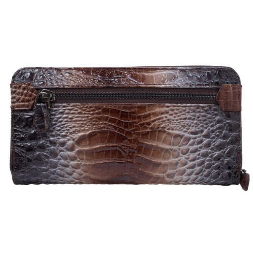 Гаманець жіночий Desisan 09-757 сірий кроко лак
