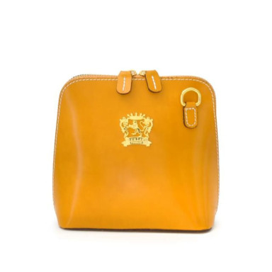 Pratesi RSE467 - Volterra Radica Woman Clutches in cow leather Radica Mustard