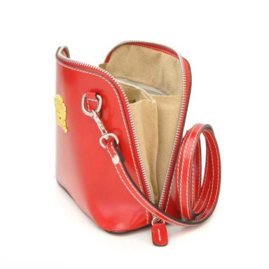 Pratesi RSE467 - Volterra Radica Woman Clutches in cow leather Radica Mustard