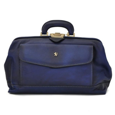 Pratesi BBL562 - Doctor Bag in cow leather Bruce Blue