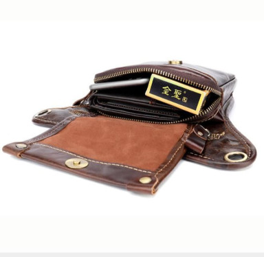 Belt bag from genuine leather BEXHILL BX3237C