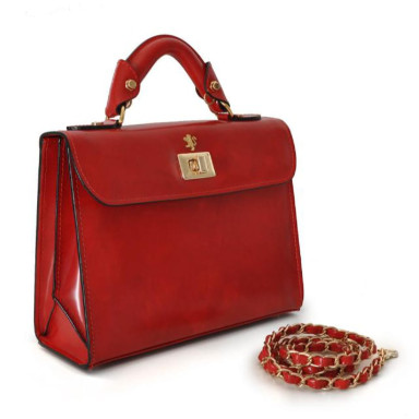 Pratesi RCH280/26 - Lucignano Big Handbag in cow leather Radica Chianti