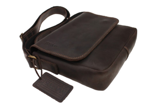 Women's leather small clutch bag SULLIVAN 2629(23) brown