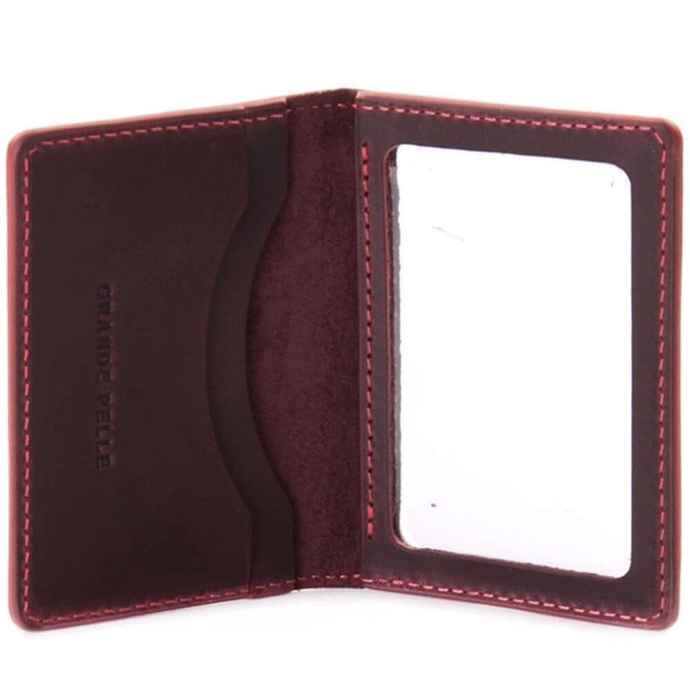 Cover for Rights, those passport, ID, burgundy (matte) Grande Pelle 211161