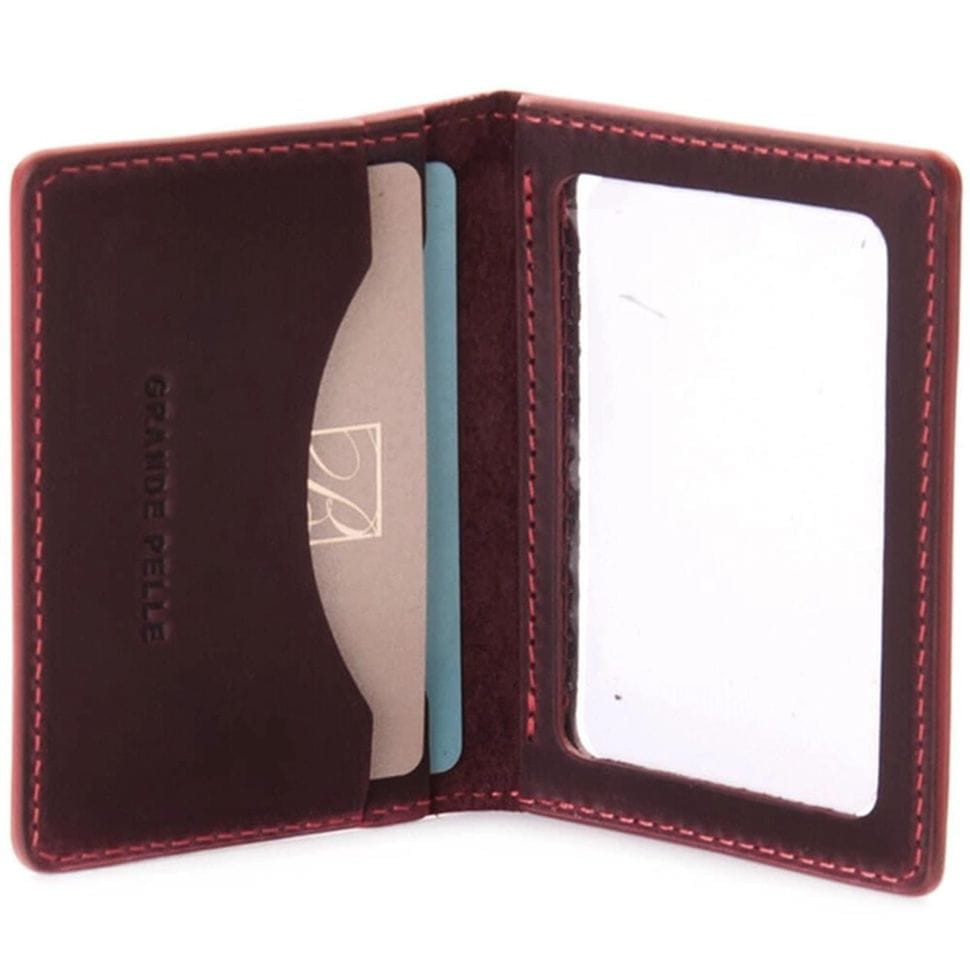 Cover for Rights, those passport, ID, burgundy (matte) Grande Pelle 211161