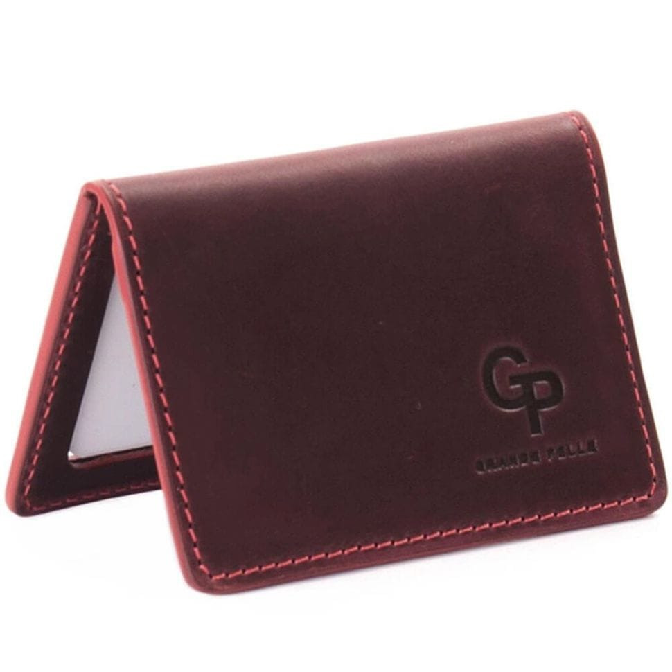 Cover for Rights, those passport, ID, burgundy (matte) Grande Pelle 211161