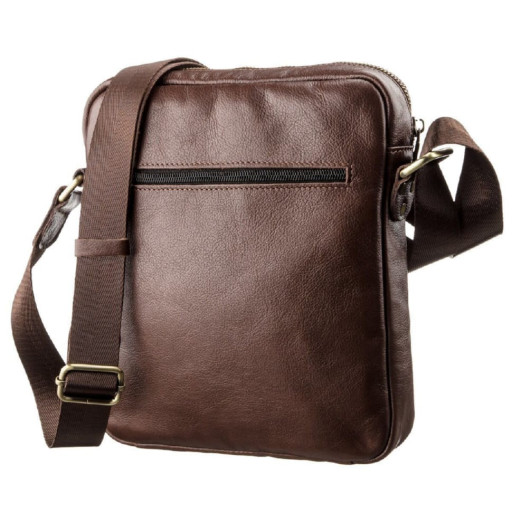 Чоловіча шкіряна сумка SHVIGEL 19112 Коричнева