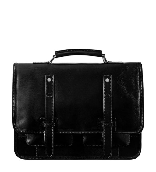 Шкіряний портфель-рюкзак - A Midsummer Night's Dream - Чорний колір - Time Resistance 5243101