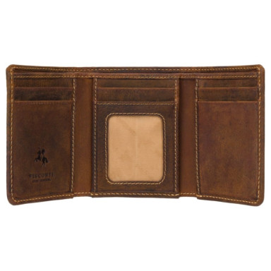 Mens wallet Visconti 700 OIL BRN