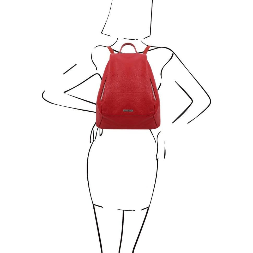 TL Bag М'який шкіряний жіночий рюкзак Tuscany TL142096