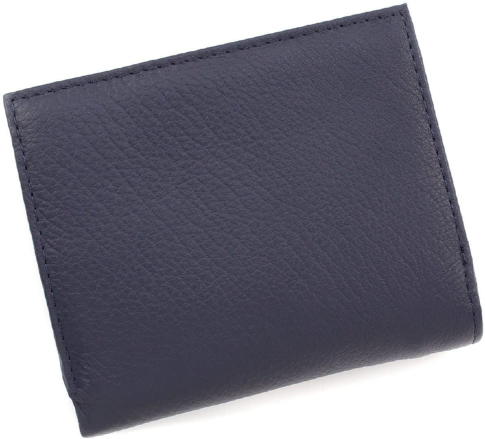 Women's dark blue leather wallet Marco Coverna MC-2036-5 blue
