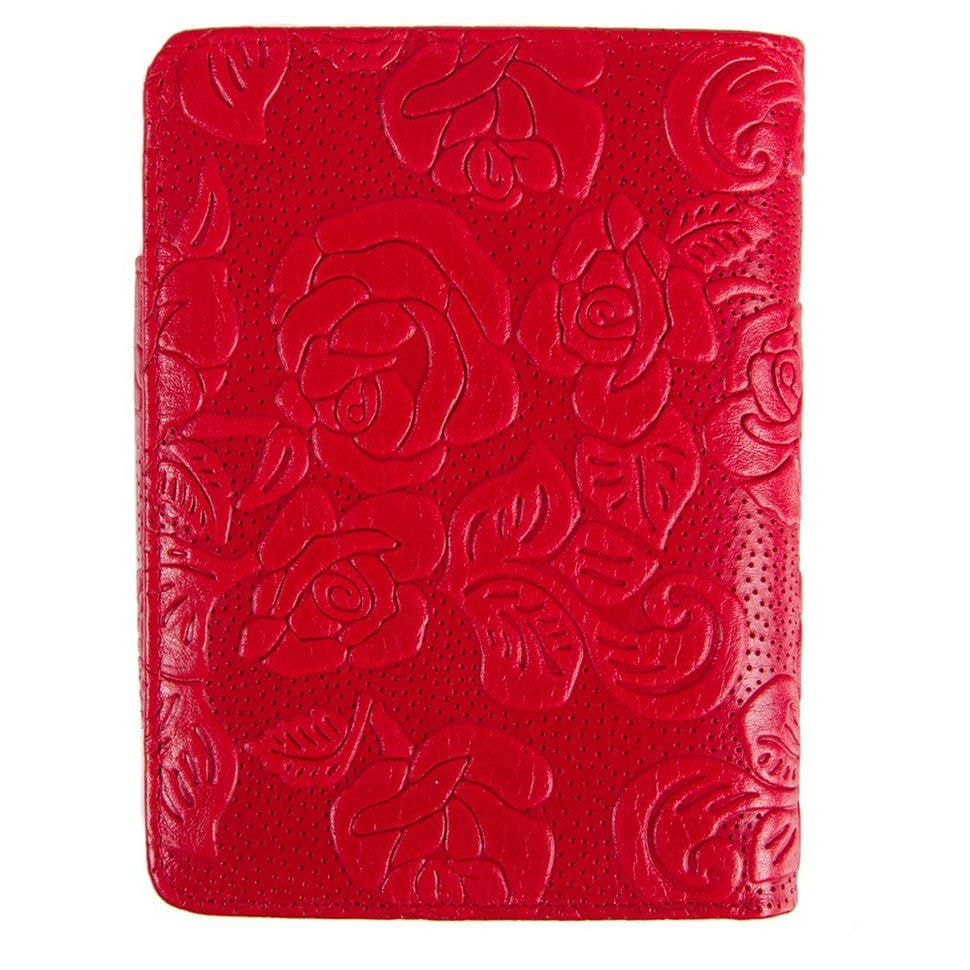 Гаманець жіночий шкіряний Desisan 086-424 червоні квіти