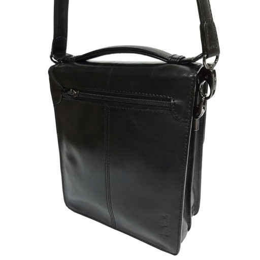 Сумка-барсетка шкіряна Italico 8019 чорний
