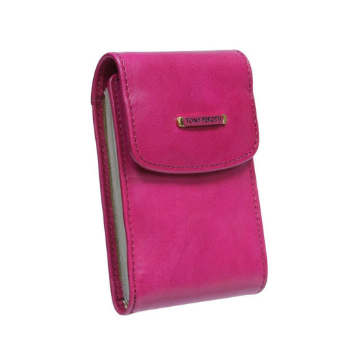 Кредитниця шкіряна Topkapi 1703 geranio малиновий