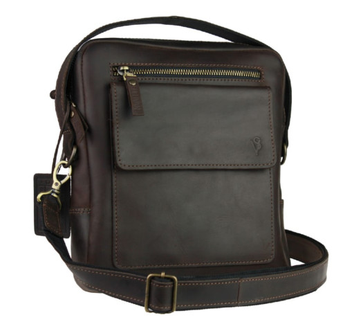 Сумка з ручкою чоловіча шкіряна SULLIVAN 354105(32) коричнева