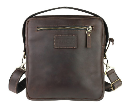 Сумка з ручкою чоловіча шкіряна SULLIVAN 354105(32) коричнева