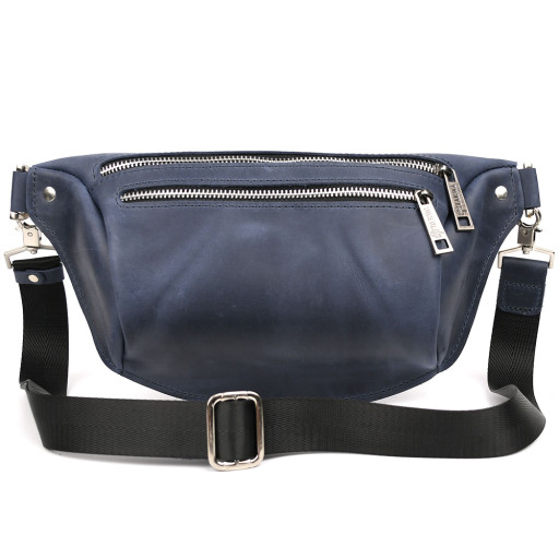 Напоясна сумка бананка в розмірі TARWA RK-3105-3lx синя 3 відділення