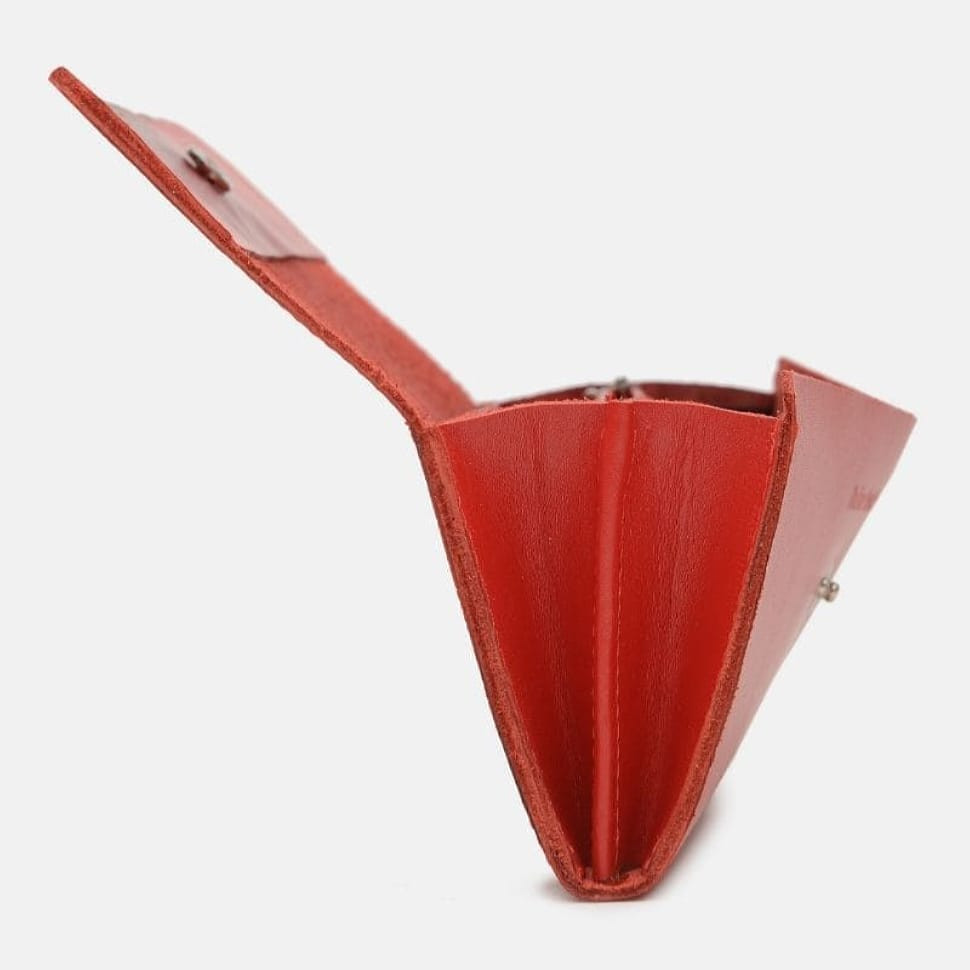 Жіночий шкіряний гаманець V1chn-pc-vv-red