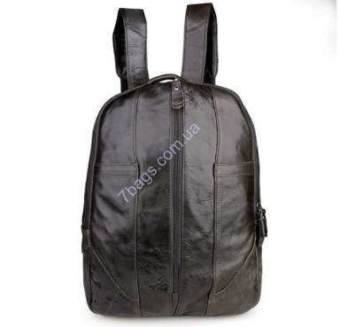 Leather sports backpack, cowhide