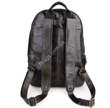 Leather sports backpack, cowhide