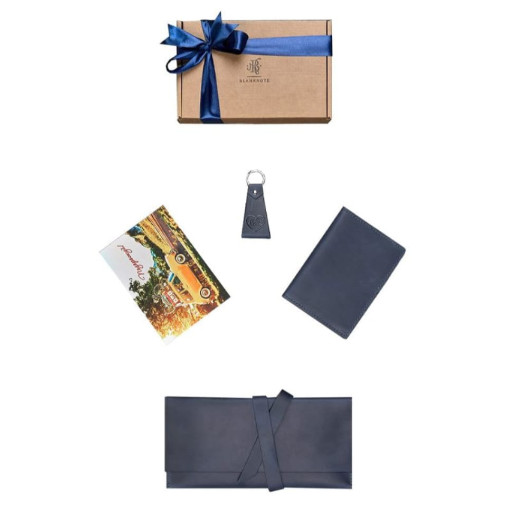 Набір шкіряних аксесуарів для мандрівника Касабланка