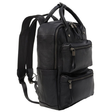 Шкіряний рюкзак BUFFALO BAGS M2262A чорний