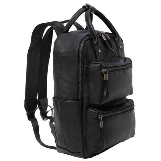 Шкіряний рюкзак BUFFALO BAGS M2262A чорний