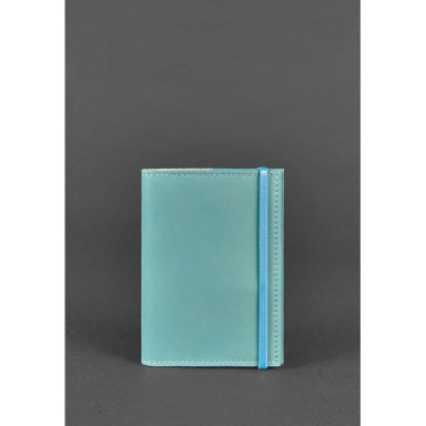 Leather Passport Cover 1.0 Turquoise
