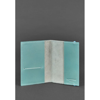 Leather Passport Cover 1.0 Turquoise