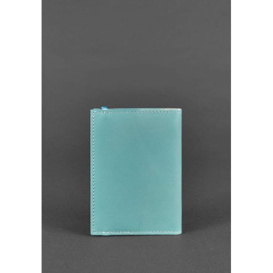 Leather Passport Cover 1.0 Turquoise