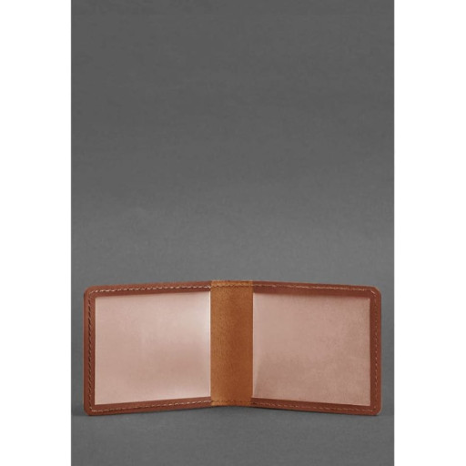 Шкіряна обкладинка для посвідчення з гербом, світло-коричневий Crazy Horse